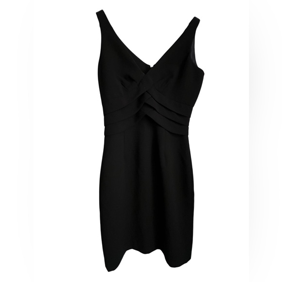 Calvin Klein Womens Sleeveless V-Neck Multi Fit and Flare Dress - SZ: 4 - Picture 1 of 6